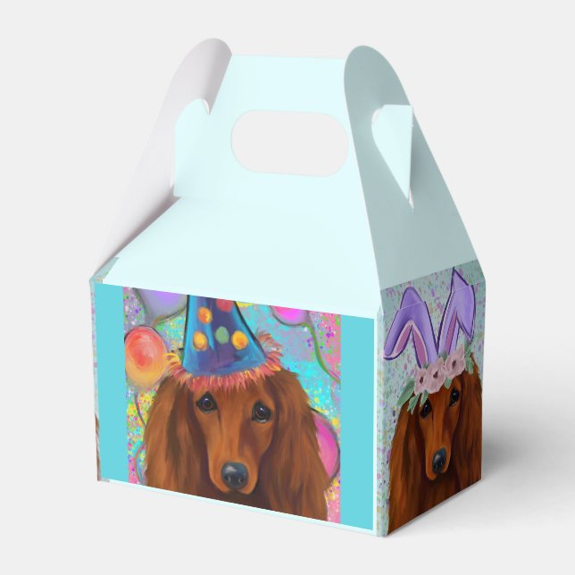 RÖD DACKEL               PRESENTASKAR (Framsidan Sidan)