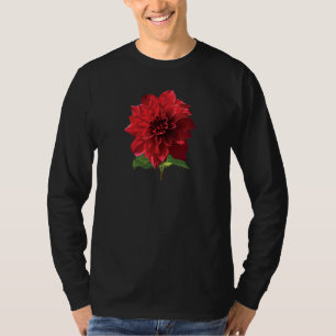 Röd Dahlia Spartacus Tröja