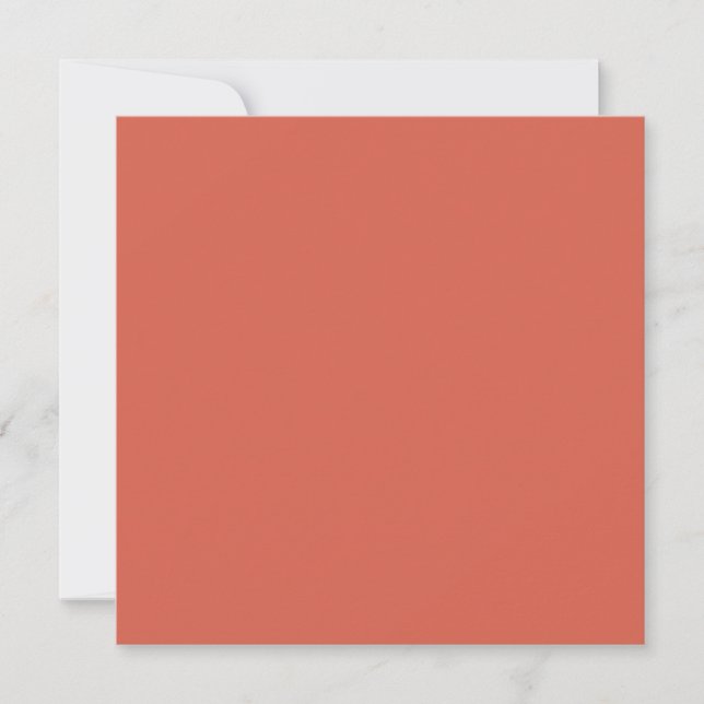 Röd Damask enfärgad Kort (Framsida)