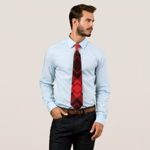Röd diamant mönster Tartan Slips