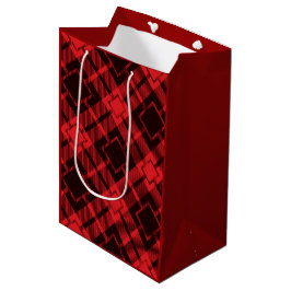 Röd diamantmönstrad Tartan Presentpapper