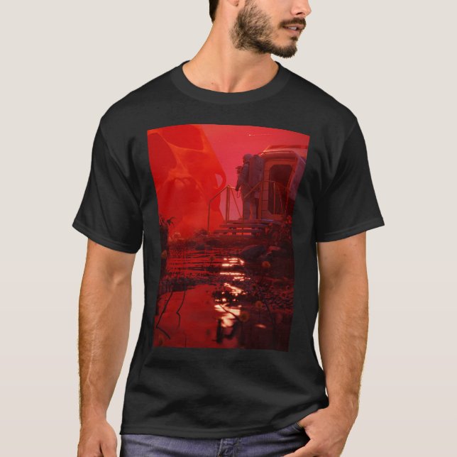 Röd dis t shirt (Framsida)