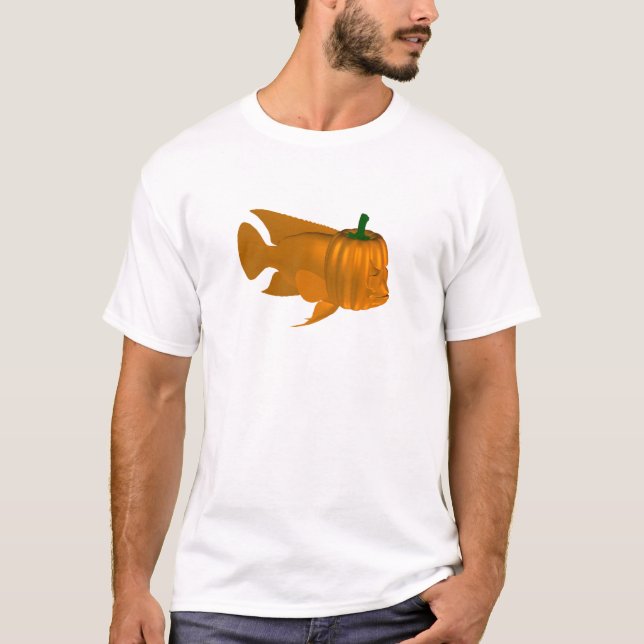 Röd Djävul Cichlid Tee (Framsida)