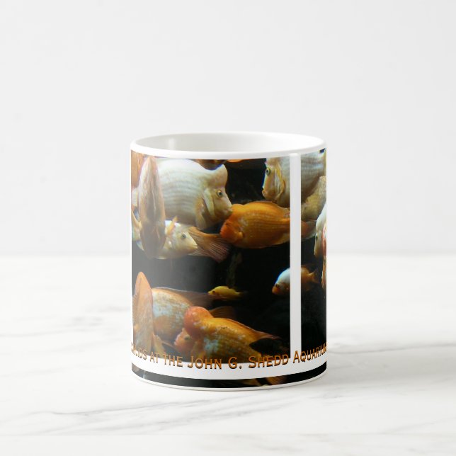 Röd Djävul Cichlider-mugg Kaffemugg (Center)