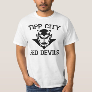 Röd djävular för Tipp stad Tee