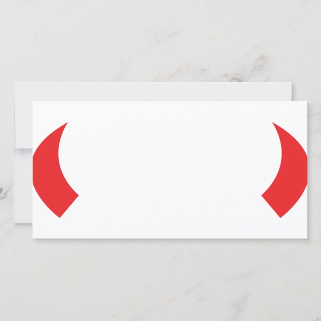 röd djävulen-hornsikon (Framsida)