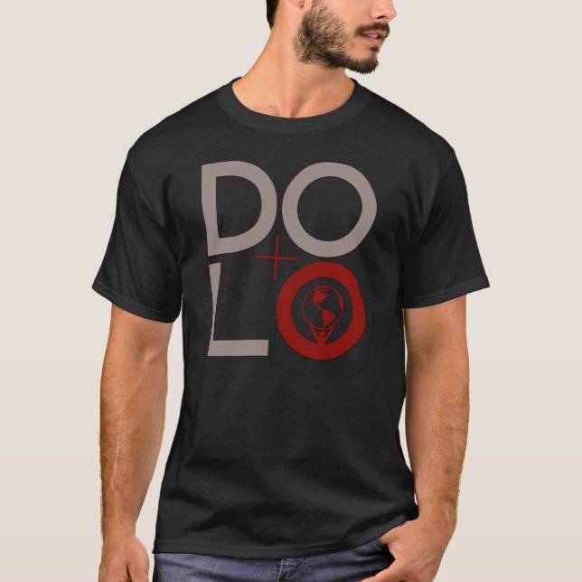 (Röd) DOLO, T-shirt (Framsida)