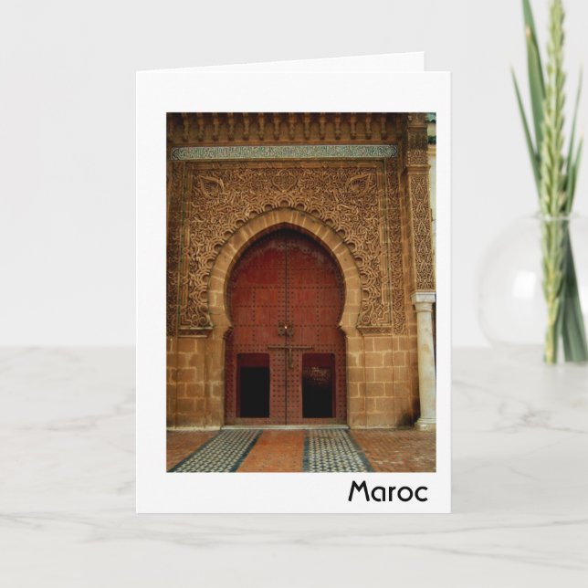 Röd dörr kort (Framsida)