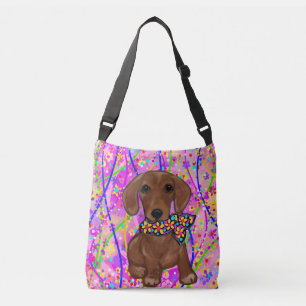 Röd Doxie Axelväska