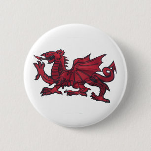 RÖD DRAGON. KNAPP
