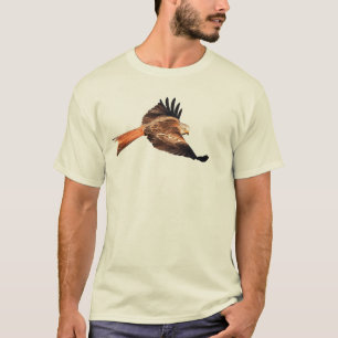 Röd drake för vild tee shirt