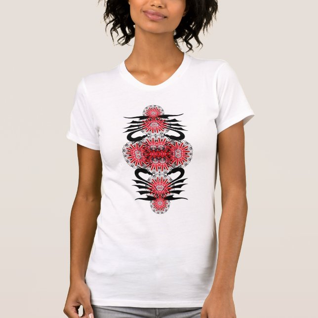 röd drake för whitazee t shirt (Framsida)