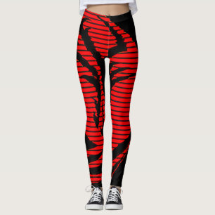 Röd drake leggings
