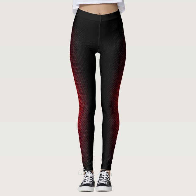 Röd drake leggings (Framsida)