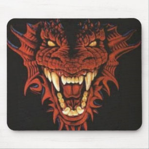 Röd drake Mousepad Musmatta