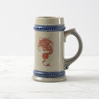 Röd drake Stein Sejdel