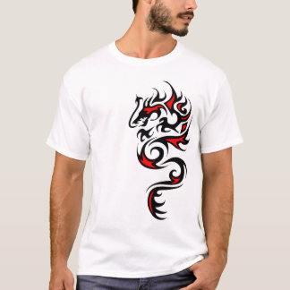 Röd drake t-shirt