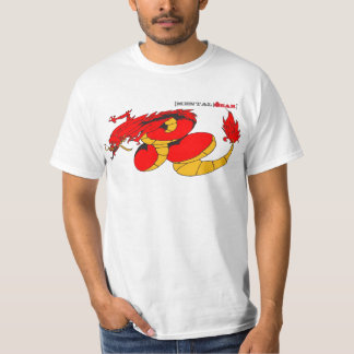 Röd drake t-shirt