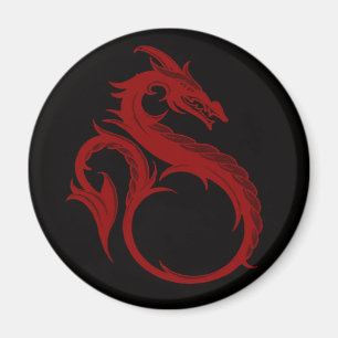 Röd drakeApalala magnet