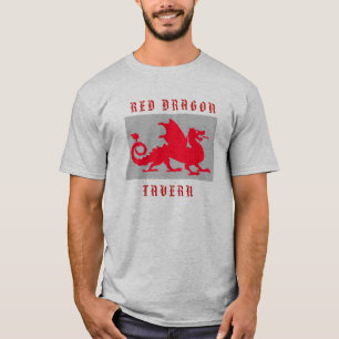 röd drakekrog tee shirt