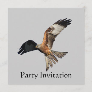 Röd drakepartyinbjudan inbjudningar