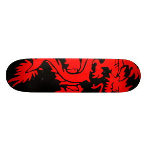 Röd drakeSkateboard Skateboard Bräda 21,5 Cm