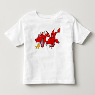 Röd drakeT-tröja för baby Tee Shirt