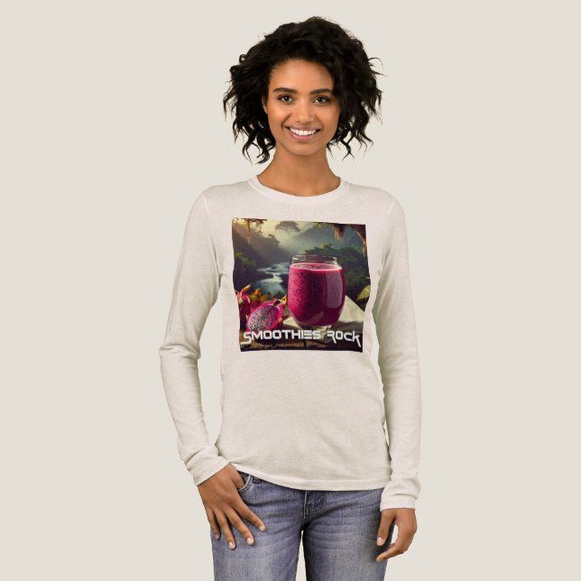 RÖD DRAKFRUKT (Venus Pitahaya) - EXOTISKA FRUKTER T Shirt (Hel framsida)