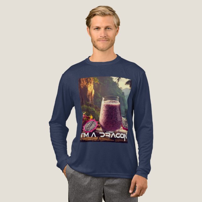 RÖD DRAKFRUKT (Venus Pitahaya) - EXOTISKA FRUKTER T Shirt (Hel framsida)