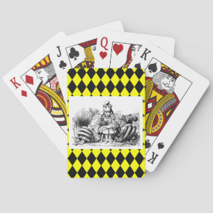 Röd drottning/vitdrottning-/Alice kort Kortlek