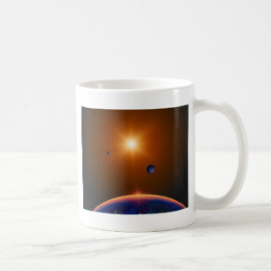 Röd dvärg kaffemugg