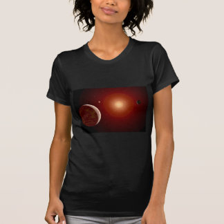 Röd dvärg- stjärna och Exoplanets Tee