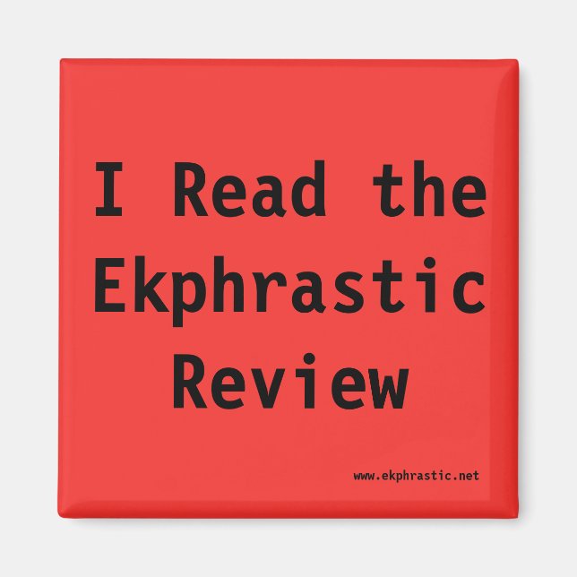 röd ekfrrastisk magnet (Framsidan)