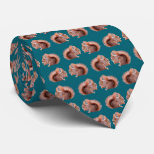 Röd ekorre Frenzy Tie Slips