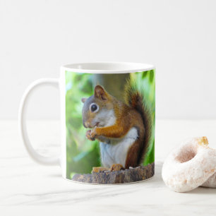 Röd ekorre kaffemugg