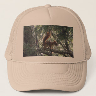 Röd Ekorre Trucker Hatt Keps