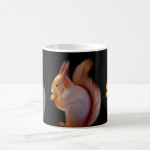 Röd ekorremugg kaffemugg