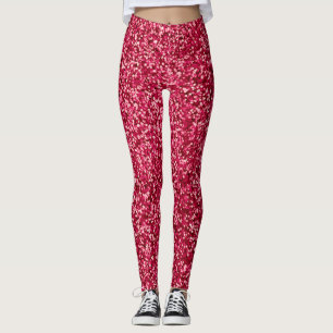 Röd eld leggings