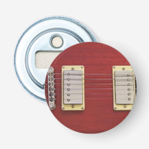 Röd elektrisk gitarr flasköppnare