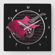 Röd elektrisk guitar-köldlås