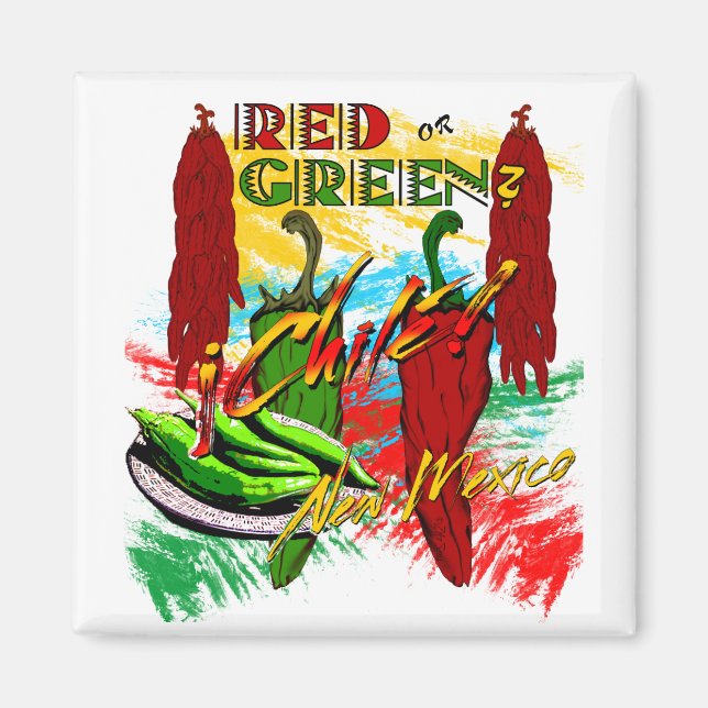 Röd eller Grönt? Magnet (Framsidan)