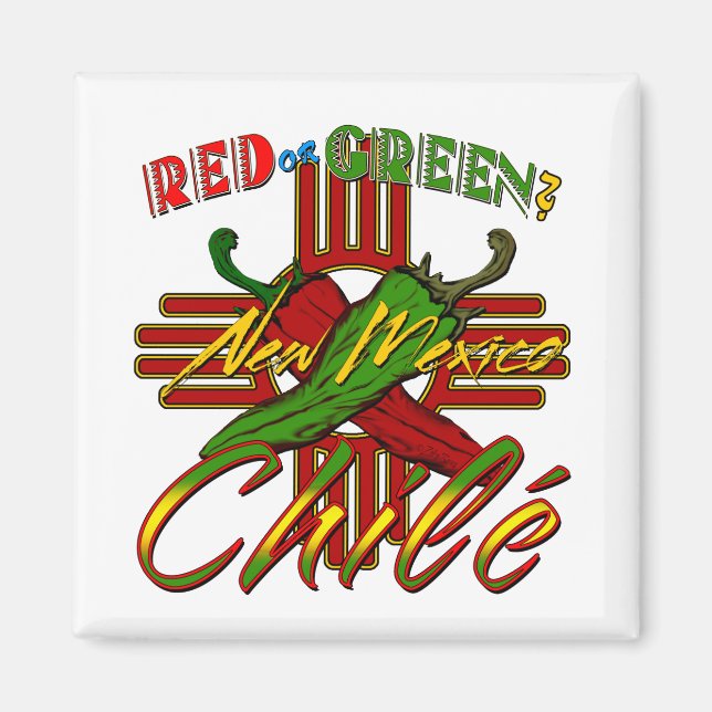 Röd eller Grönt? Magnet (Framsidan)