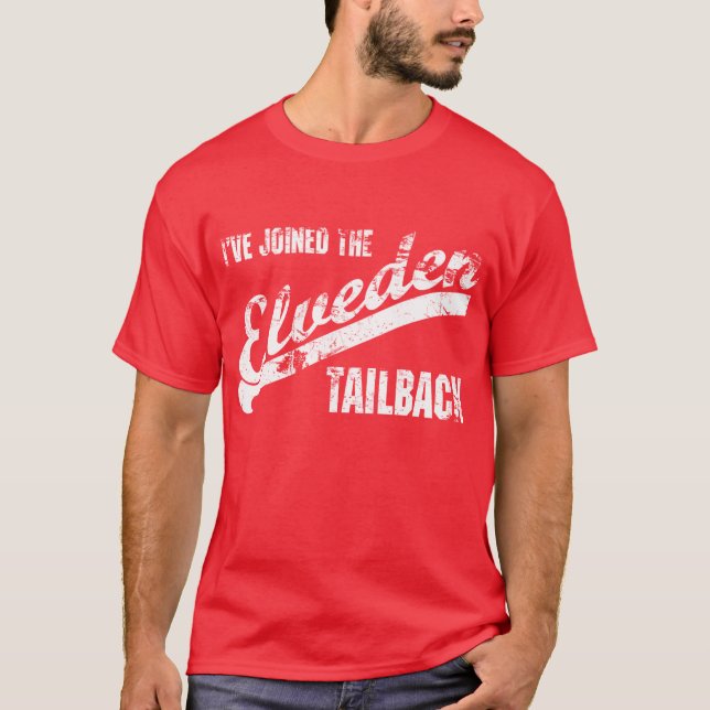 (Röd) Elveden Tailback, Tee Shirt (Framsida)