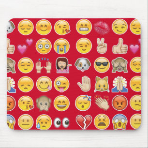 röd emoji musmatta