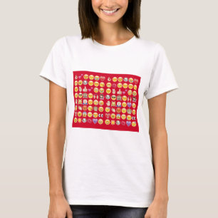 röd emoji t shirt