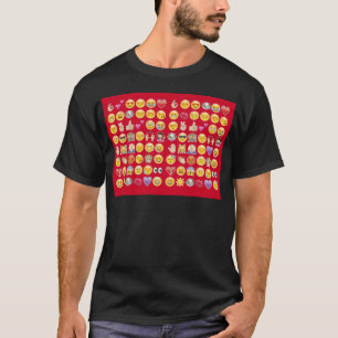 röd emoji t shirt