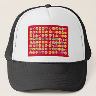 röd emoji truckerkeps