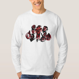 Röd Fågelskrämma höst T Shirt