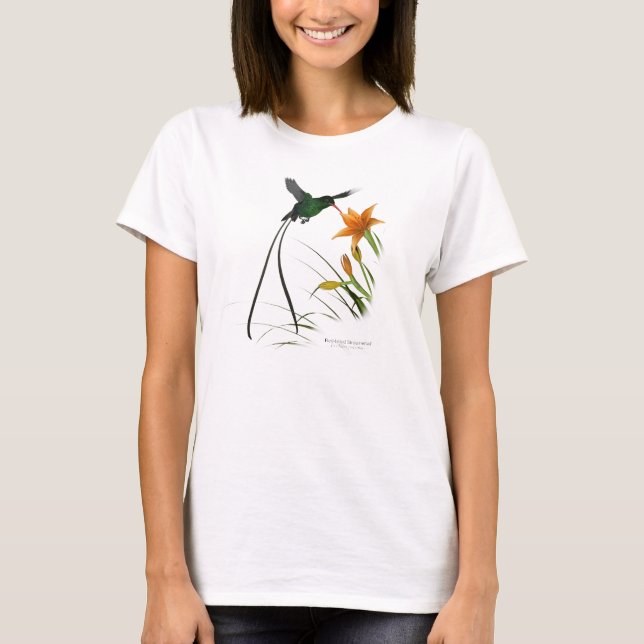 Röd-fakturerade Streamertail Tee (Framsida)