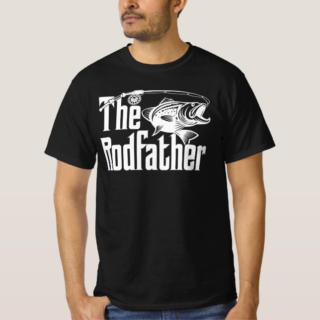 Rod Far, Fiske Älskare T Shirt (Framsida)